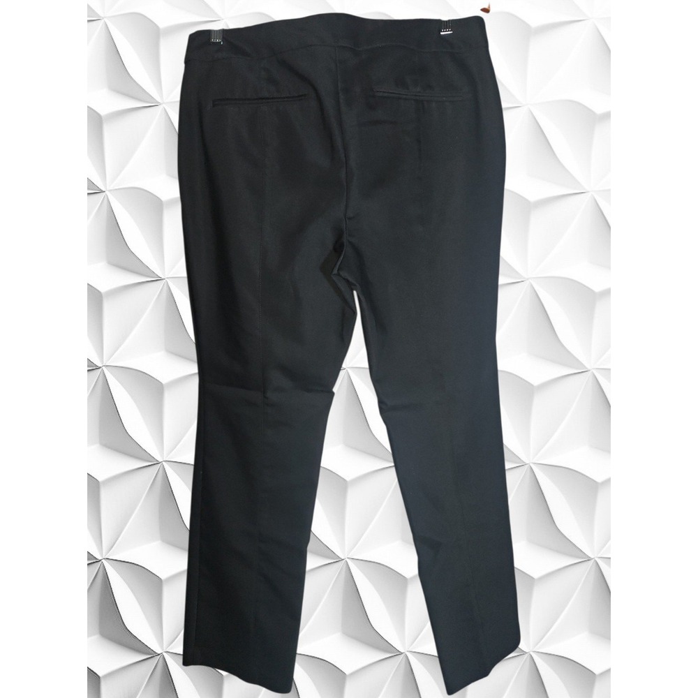 Chicos So Slimming Black Dress Pants Size 2 Short Straight Leg Trousers
